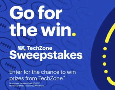 $9,946 Tech Zone 2020 Sweepstakes