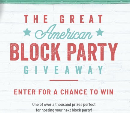$96,125 Block Party Sweepstakes