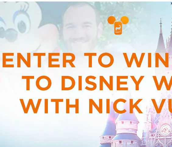 A Day At Walt Disney With Nick Vujicic Sweepstakes