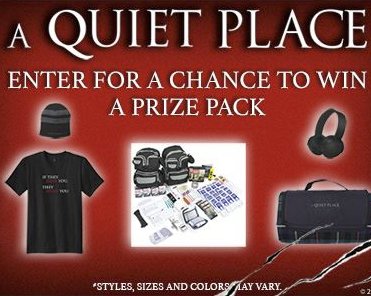 A Quiet Place Giveaway