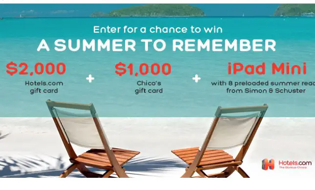 A Summer To Remember Sweepstakes