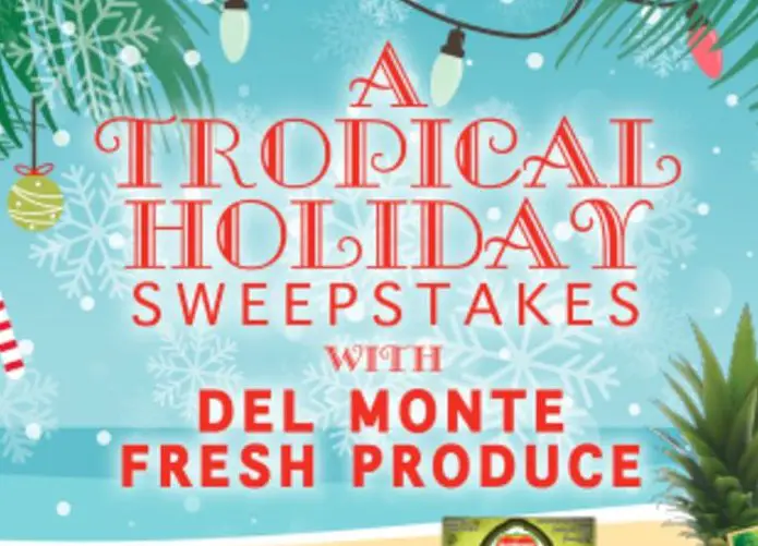 A Tropical Holiday Sweepstakes