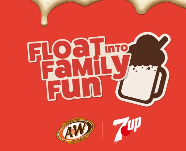 A&W and 7UP Family Float Night AR Instant Win Game - Big Screen TV, Game Console, Camera, Gift Cards & More Up For Grabs
