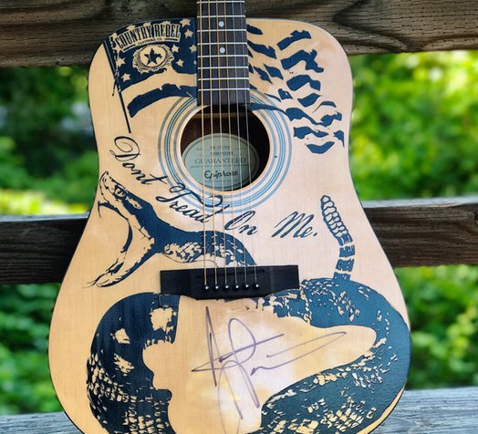 Aaron Lewis Signed Guitar Sweepstakes