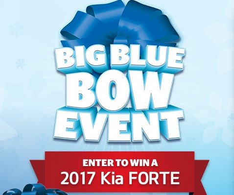 Aaron's Big Blue Bow Event Sweepstakes