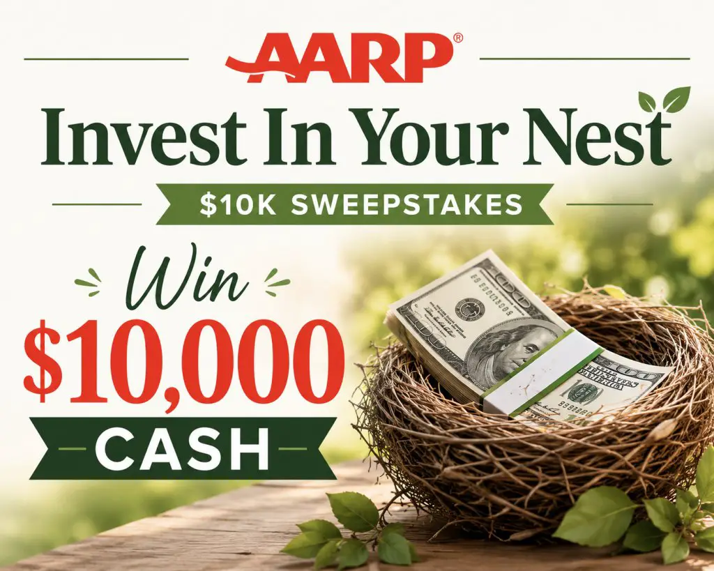 AARP Invest In Your Nest $10K Sweepstakes – Win $10,000 Cash