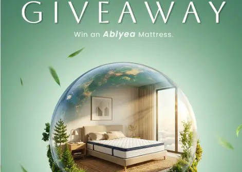 Ablyea Mattress Earth Day, Better Sleep Giveaway - Win a Brand New Mattress