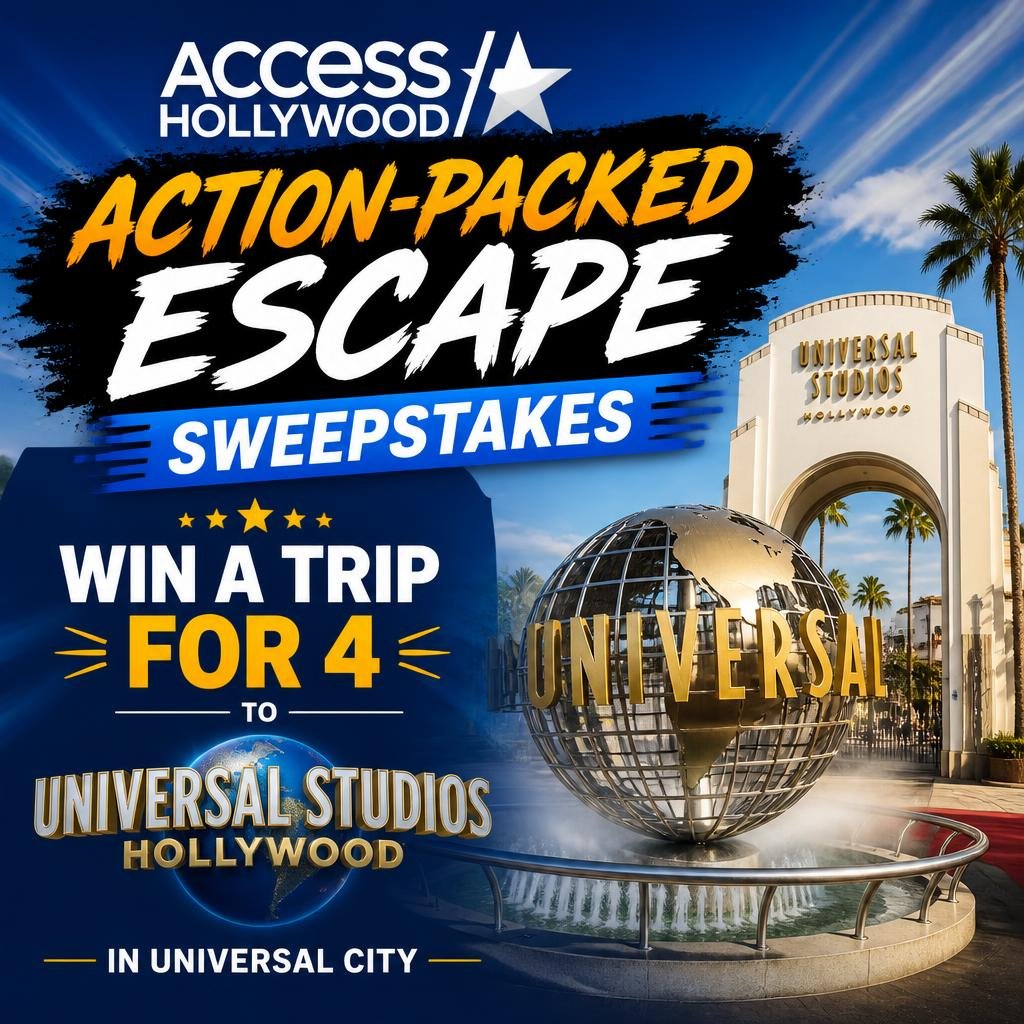 Access Hollywood’s Action-Packed Escape Sweepstakes – Win A Trip For 4 To Universal Studios Hollywood In Universal City
