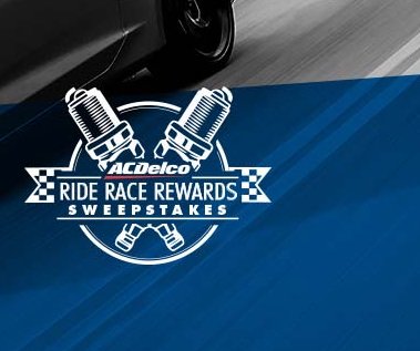 AC Delco Ride Race Rewards Sweepstakes