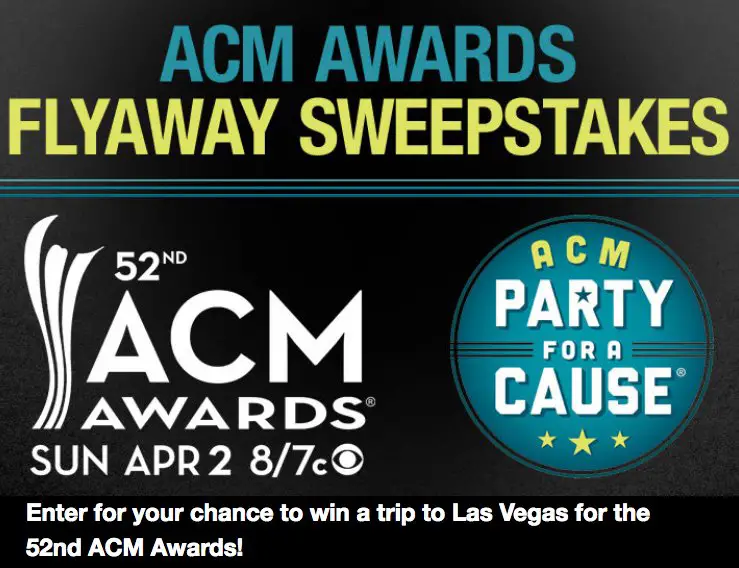 ACM Awards Flyaway Sweepstakes