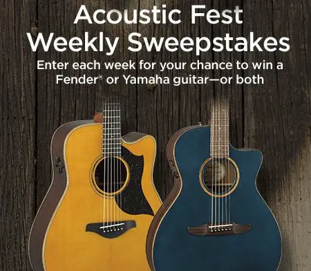 Acoustic Fest Weekly Sweepstakes