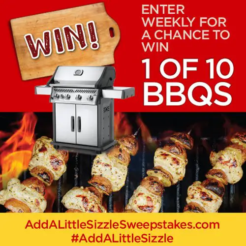 Add A Little Sizzle Sweepstakes