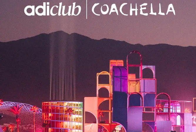 Adidas adiClub Coachela Sweepstakes - Win A Trip To California For A Coachella Music Festival VIP Experience