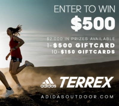 Adidas Terrex Sweepstakes