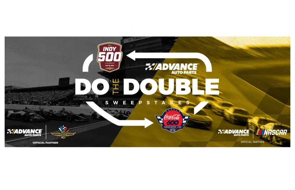 Advance Auto Parts Do The Double Sweepstakes - Win A Trip For 2 To Indianapolis 500 & Coca-Cola 600
