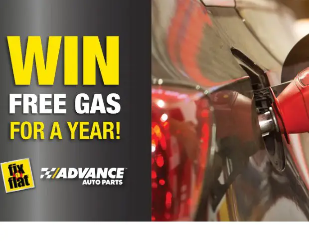 Advance Auto Parts/Fix-a-Flat “Free Gas” Sweepstakes - Win Free Gas For A Year