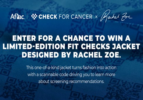 Aflac Fit Checks Sweepstakes - Exclusive Rachel Zoe Jackets Up For Grabs