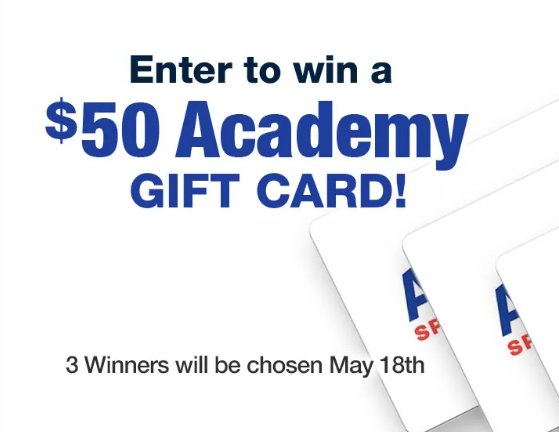 Alabama811 $50 Academy Sports Gift Card Sweepstakes - Win a $50 Academy Sports Gift Card
