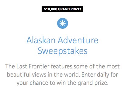 Alaska Adventure Sweepstakes