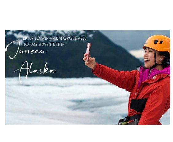 Alaska Magazine and Travel Juneau Sweepstakes - Win a 10-day Alaska Trip Worth $15,000