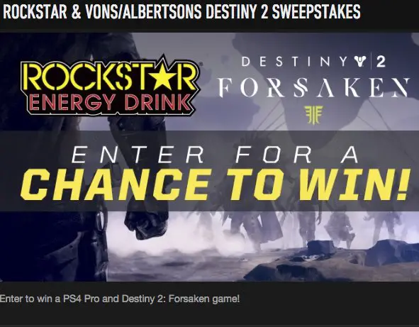 Albertsons Destiny 2 Sweepstakes