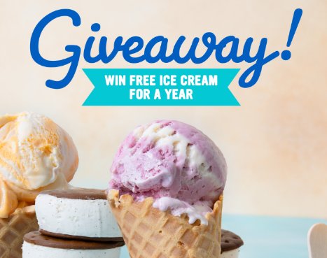 Alden’s Ice Cream National Ice Cream Day Giveaway - WIn Free Ice Cream for a Year + $500 Cash