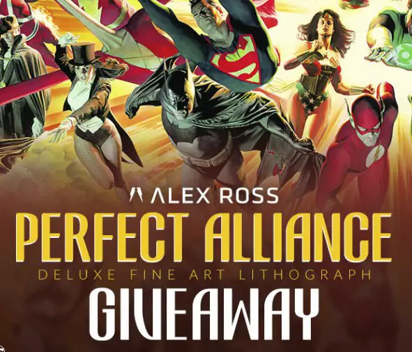 Alex Ross Perfect Alliance Deluxe Framed Lithograph Giveaway