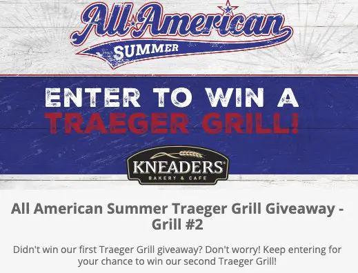 All American Summer Traeger Grill Giveaway