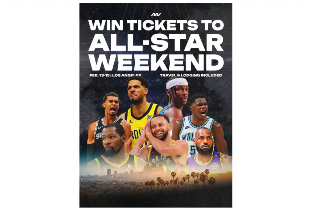All Americans Vote 2026 NBA All-Star Starter Experience Sweepstakes - Win Two Tickets To The 2026 NBA All-Star Game & More