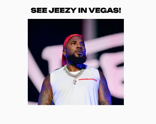 All Americans Vote Jeezy Premium VIP Experience Sweepstakes - Win Two Jeezy Las Vegas Residency Concert Tickets