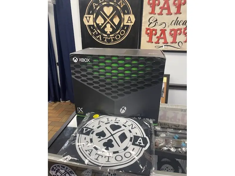 All in Tattoo X-Box Giveaway - Win An Xbox Series X Console