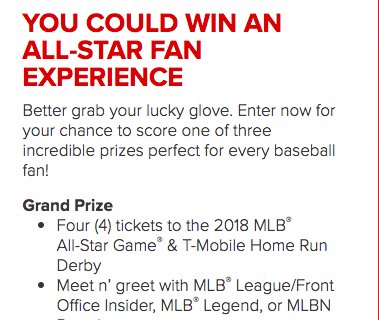All Star for a Day Sweepstakes