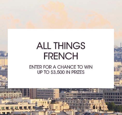All Things French Giveaway