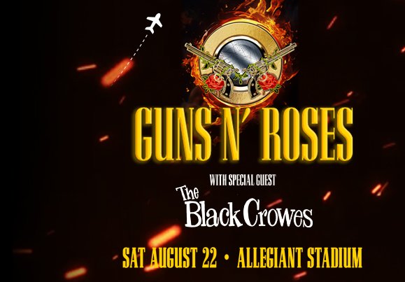 Allegiant Airlines Guns N’ Roses World Tour Flyaway Sweepstakes