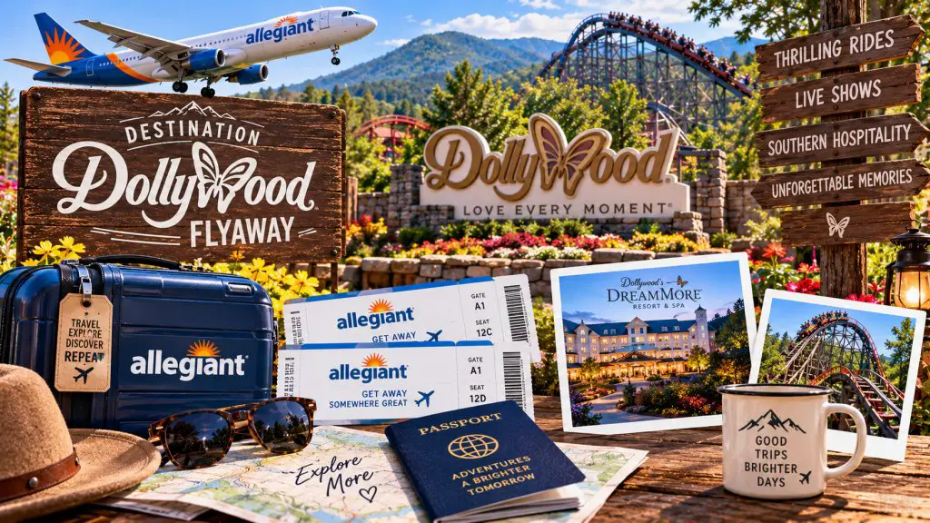 Allegiant’s Destination Dollywood Flyaway Sweepstakes – Win A 2-Night Stay At DreamMore Resort & Spa + More (4 Winners)