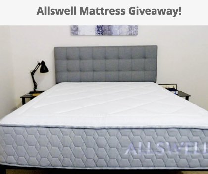 Allswell Mattress Giveaway