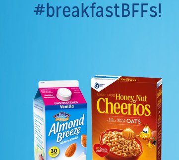 Almond Breeze & Honey Nut Cheerios Breakfas Sweepstakes