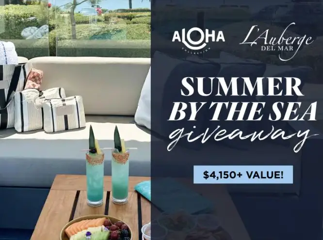 Aloha Collection L’Auberge Del Mar Giveaway - Win A L’Auberge Del Mar Luxury Resort Getaway