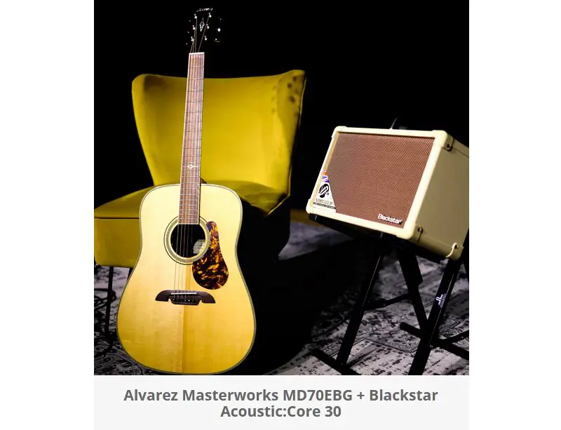 Alvarez Guitar Of The Month Giveaway - Win An Alvarez MD70EBG Acoustic Guitar With Blackstar Amplifier