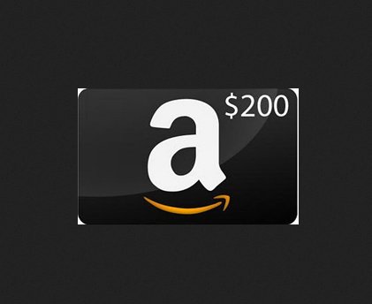 Amazon Gift Card Giveaway
