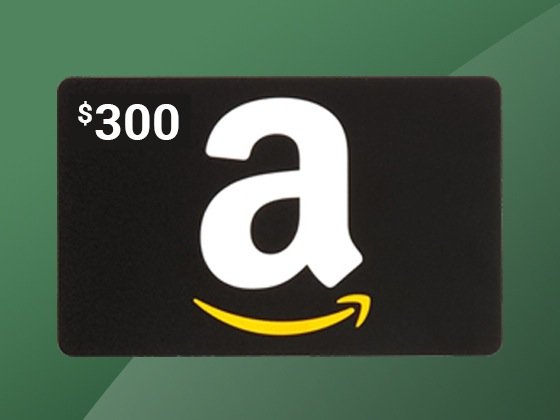 Amazon Gift Card Worth $300 to Shop With!