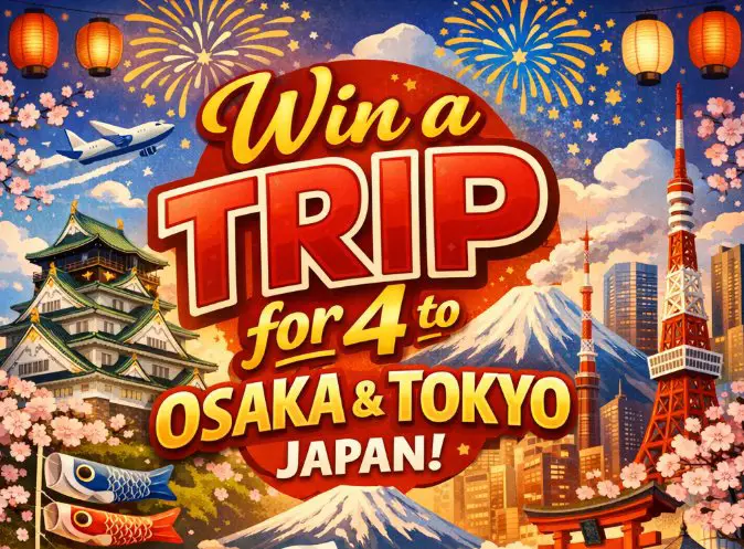 AMC Theatres Japan's Great Galaxy Getaway Sweepstakes - Win trip for 4 to Osaka and Tokyo, Japan
