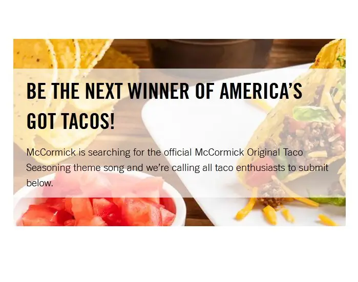 America's Got Tacos Contest - Win $50,000 for a Taco Theme Song
