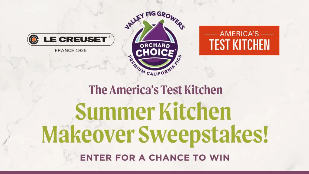 America’s Test Kitchen Summer Kitchen Makeover Sweepstakes – Win A Collection Of Le Creuset Products, $2,000 Gift Card + More