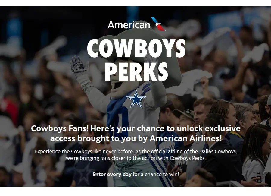 American Airlines Cowboys Perks: Brazil Flyaway Sweepstakes - Win A Trip For Two To Brazil For The Cowboys Regular Season Game
