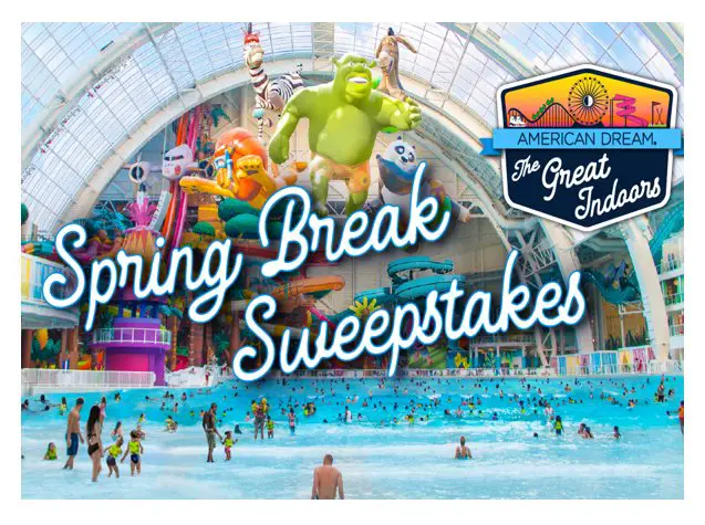 American Dream Spring Break Sweepstakes – Win A $5,000 Spring Break Trip For 4