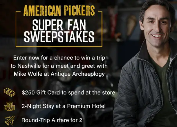 American Pickers Super Fan Sweepstakes