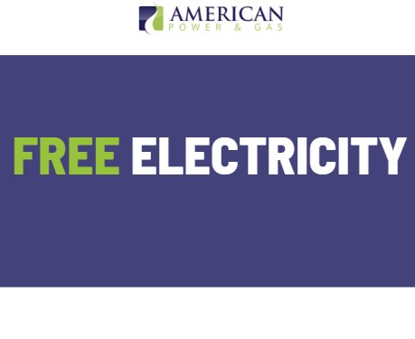 American Power & Gas Sweepstakes - Win Free Electricity For A Whole Year