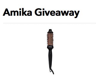 Amika Giveaway