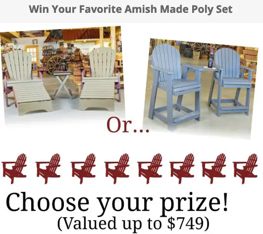 Amish Made Poly Choose Your Prize